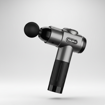 TOLOCO Massage Gun, Deep Tissue Back Massage for Athletes for Pain Relief, Percussion Massager with 10 Massages Heads & Silent Brushless Motor, Christmas Gifts for Women, Men, Black